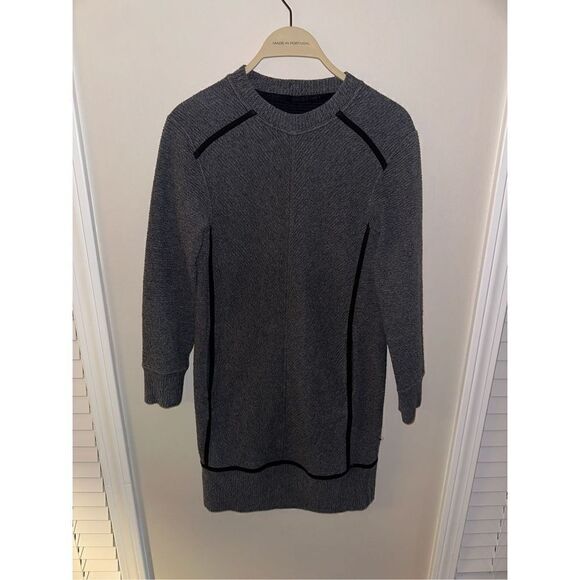 Lululemon On Repeat Dress Heathered Core Dark Grey / Black Size 2 - Picture 4 of 8